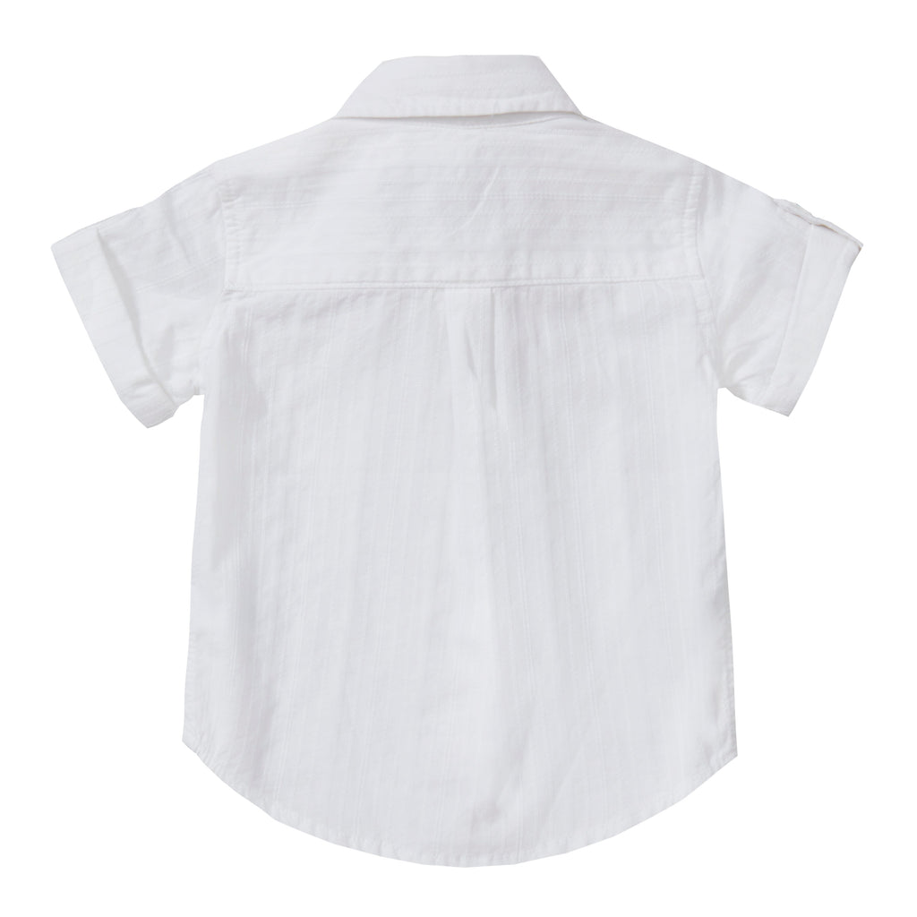 toddler white button up shirt