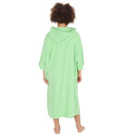 Girls Green Towelling Beach Cover Up 