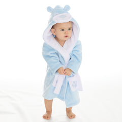 Baby Novelty Teddy Bear Blue Robe