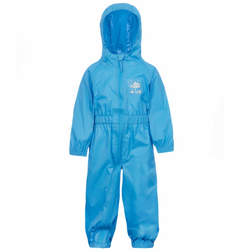 Toddler Baby Waterproof Puddlesuit Blue