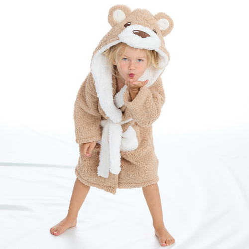 Girls Snuggle Teddy Bear Robe