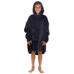 Boys Grey Shimmering Oversized Blanket Hoodie