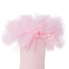 Baby Girls Tutu Frill Pink Socks 1 Pair