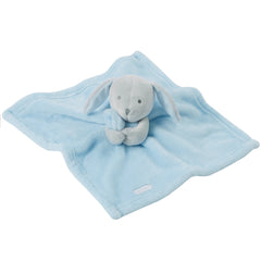 Personalised Baby Boys Blue Bunny Comforter