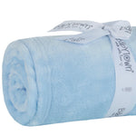 Baby Plain Plush Blue Blanket