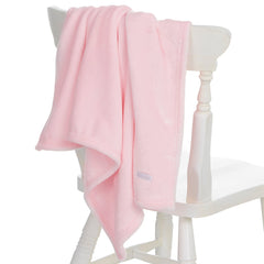 Baby Plain Plush Pink Blanket