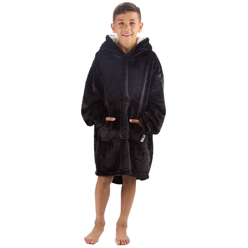 Boys Gamer Embossed Oversized Blanket Hoodie