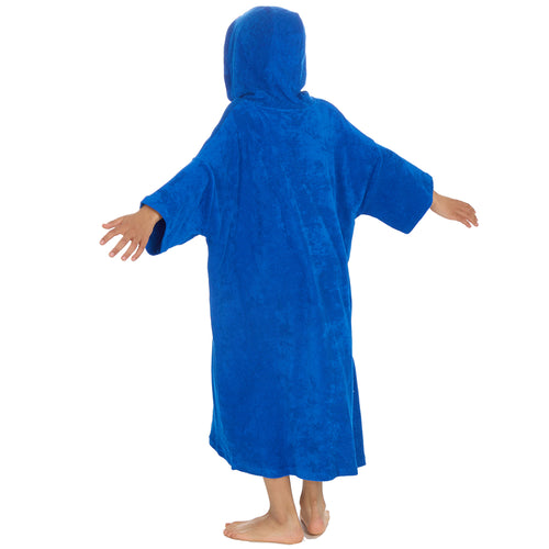 Boys Blue Towelling Beach Cover Up 