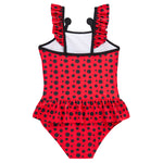 Girls Ladybird One Piece Swimsuit