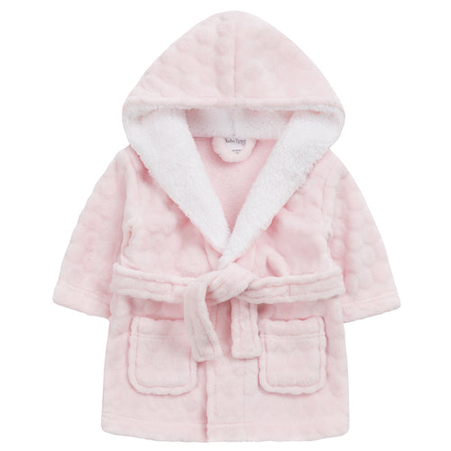 Baby Circles Embossed Pink Robe