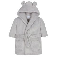 Baby Bear Ears Grey Robe