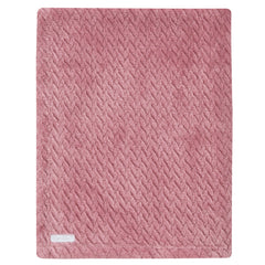 Baby Girls Boys Unisex Chevron Fleece Blanket Pink