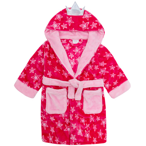 Girls Fairy Princess Pink Robe