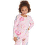 Girls Donut Fleece Lounge Set