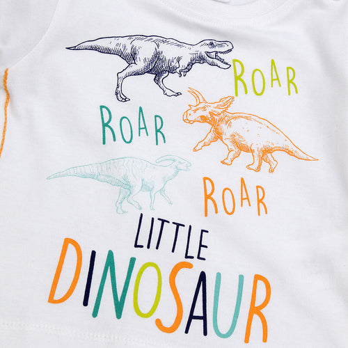 Newborn Baby Boys Dino T-Shirt and Joggers Outfit