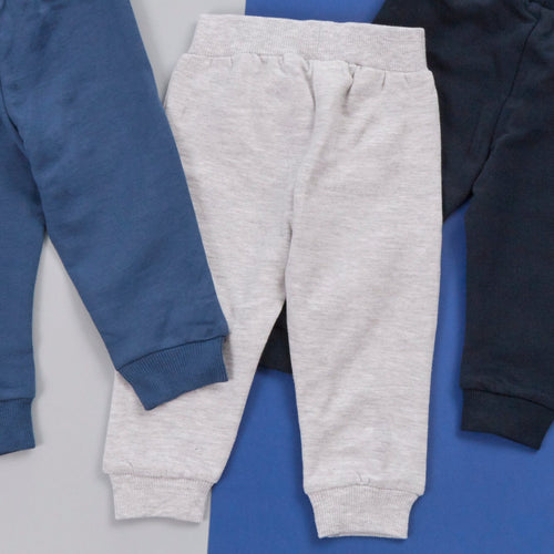 Baby Organic Cotton Grey Joggers