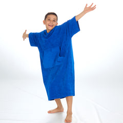 Boys Blue Towelling Beach Cover Up 