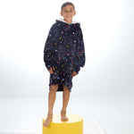 Boys Celestial Print Oversized Blanket Hoodie