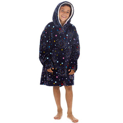 Boys Celestial Print Oversized Blanket Hoodie