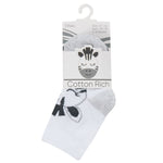 Baby Cotton Rich Zebra Socks 3 Pairs