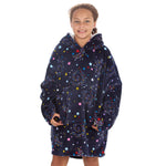 Girls Celestial Print Oversized Blanket Hoodie