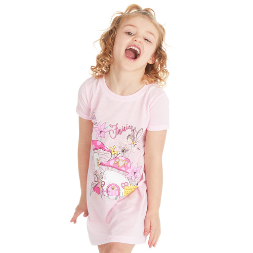 Girls Fairy Pink Nightie