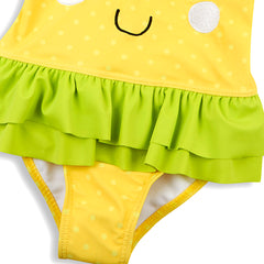 Girls Lemon One Piece Swimsuit