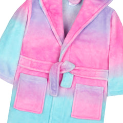 Girls Sherbet Ombre Pink Robe