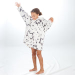 Girls Stars Print Oversized Blanket Hoodie