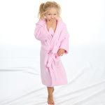 Girls Solid Rose Robe