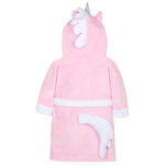 Girls Unicorn Pink Robe