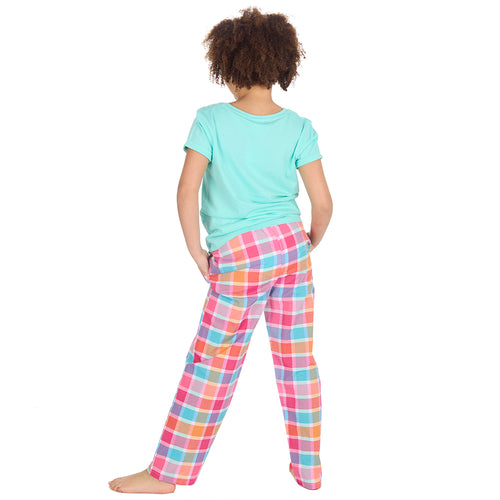 Girls Green Long Pants Pyjama Set