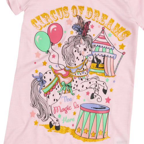 Girls Circus Dreams Pink Nightie