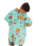 Boys Brunch Print Oversized Blanket Hoodie