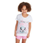 Girls Star Print Pyjama Set