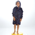 Boys Celestial Print Oversized Blanket Hoodie