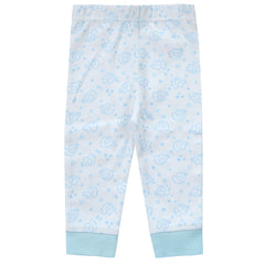 Baby Boys Elephant Print Blue Pyjama Set