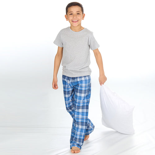 Boys Grey Short Sleeved Pyjama Set