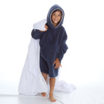 Boys Warm Snuggle Oversize Giant Hoodie Navy