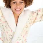 Girls Woodland Cream Robe