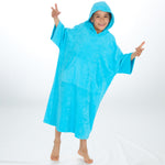 Boys Aqua Towelling Beach Cover Up 