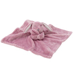 Personalised Baby Girls Dusky Pink Bunny Comforter