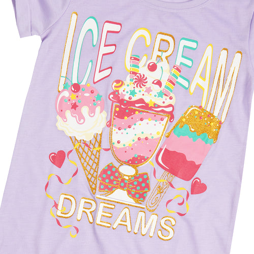 Girls Ice Creams Lilac Nightie