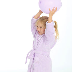 Girls Solid Lilac Robe