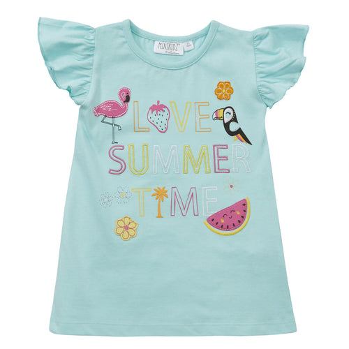 Girls Summer T-Shirt and Leggings Outfit