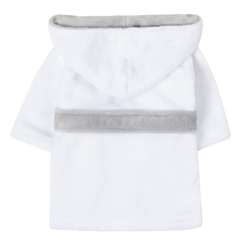 Baby Contrast White Robe