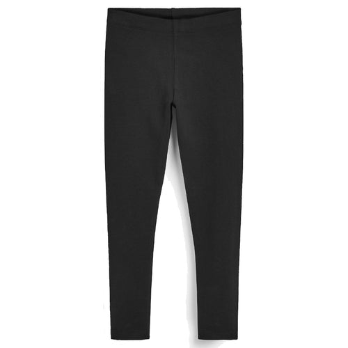 Girls Cotton Rich Black Leggings