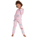 Girls Donut Fleece Lounge Set