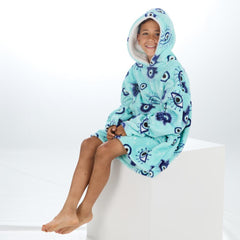 Boys Evil Eye Print Oversized Blanket Hoodie