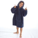 Boys Warm Snuggle Oversize Giant Hoodie Navy